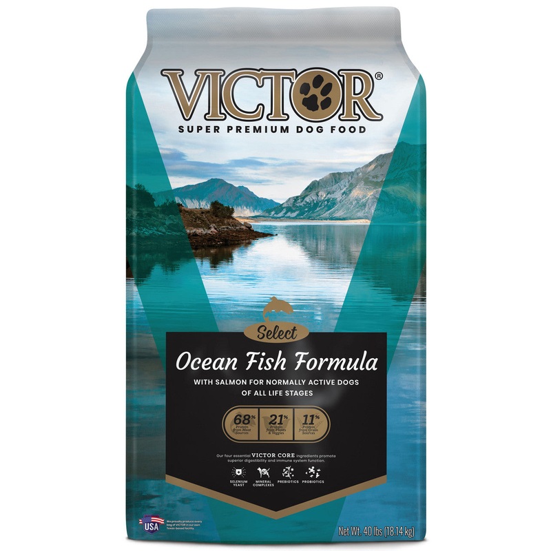 Victor Super Premium Dog Food Select Dry Dog Food Ocean Fish 40lb