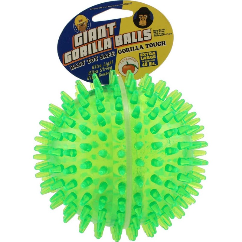 Petsport USA Gorilla Ball Dog Toy Assorted XL 5in