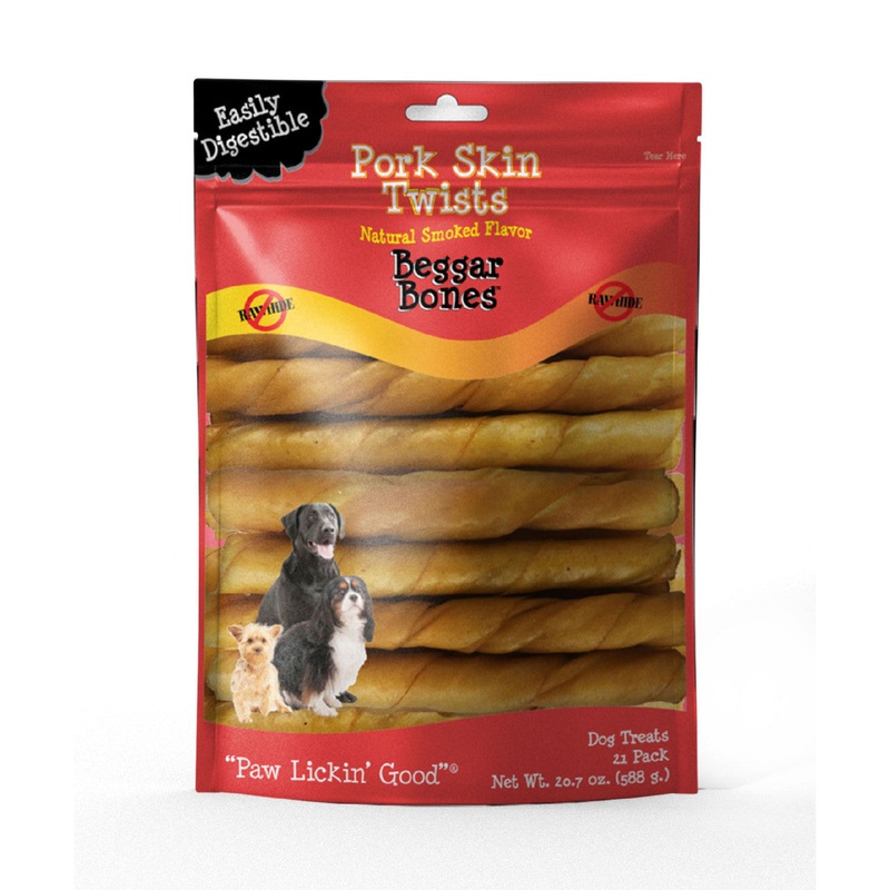 Savory Prime Beggar Bone Pork Skin Twists 21 pk