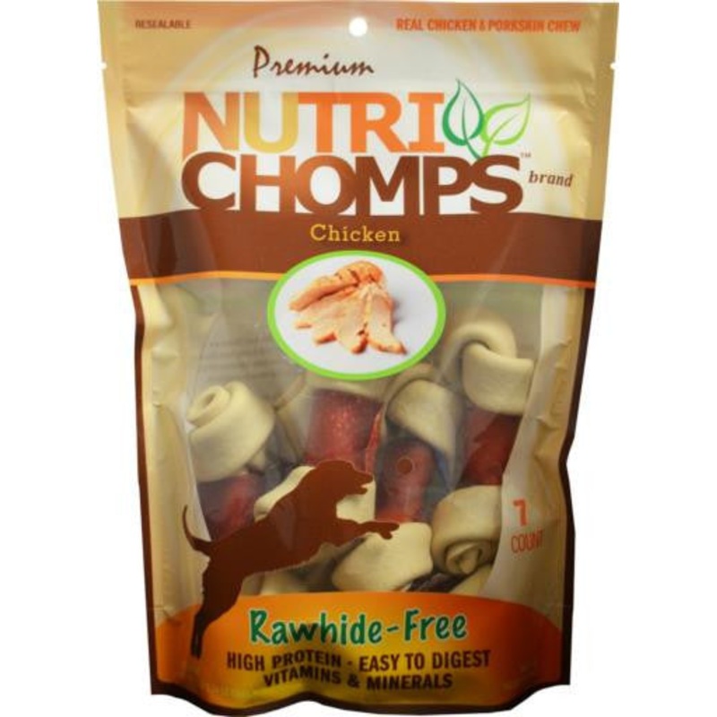 Scott Pet 7ct 4" Chicken Knot with Flavor Wrap {L-1}159187