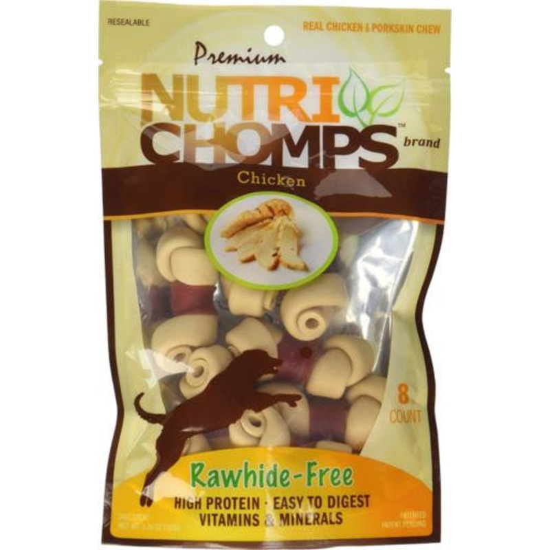 Scott Pet 8ct Chicken Mini Knot with Flavor Wrap {L-b}159185