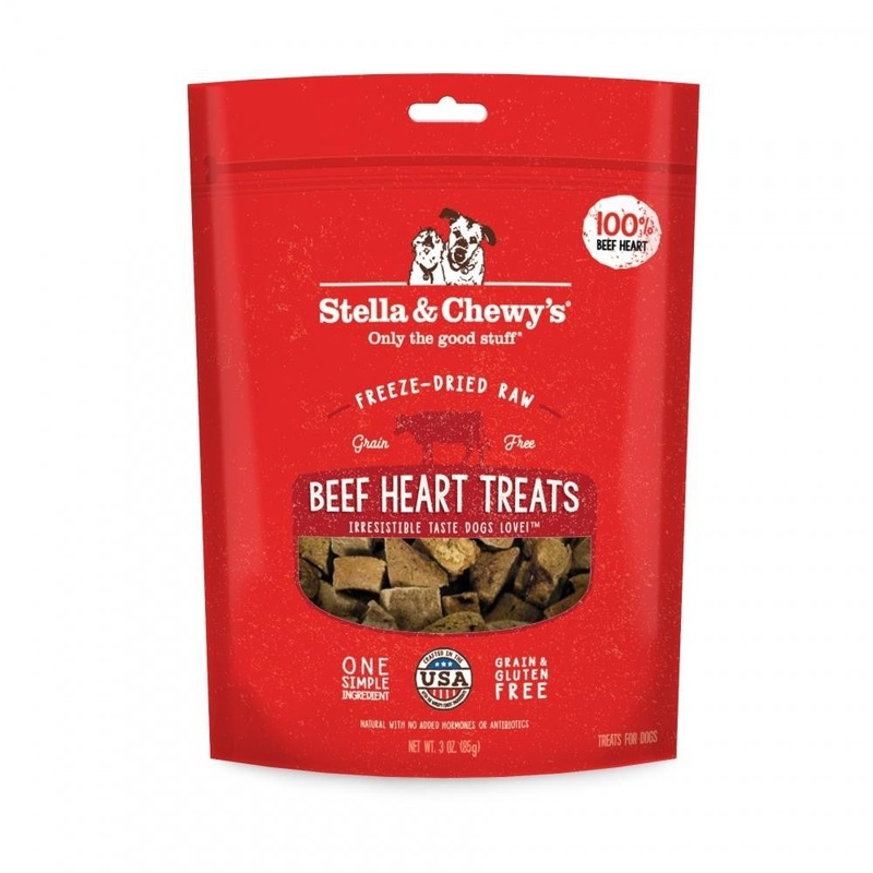 Stella & Chewy's Beef Heart Treats 3 oz {L+1x} 860296