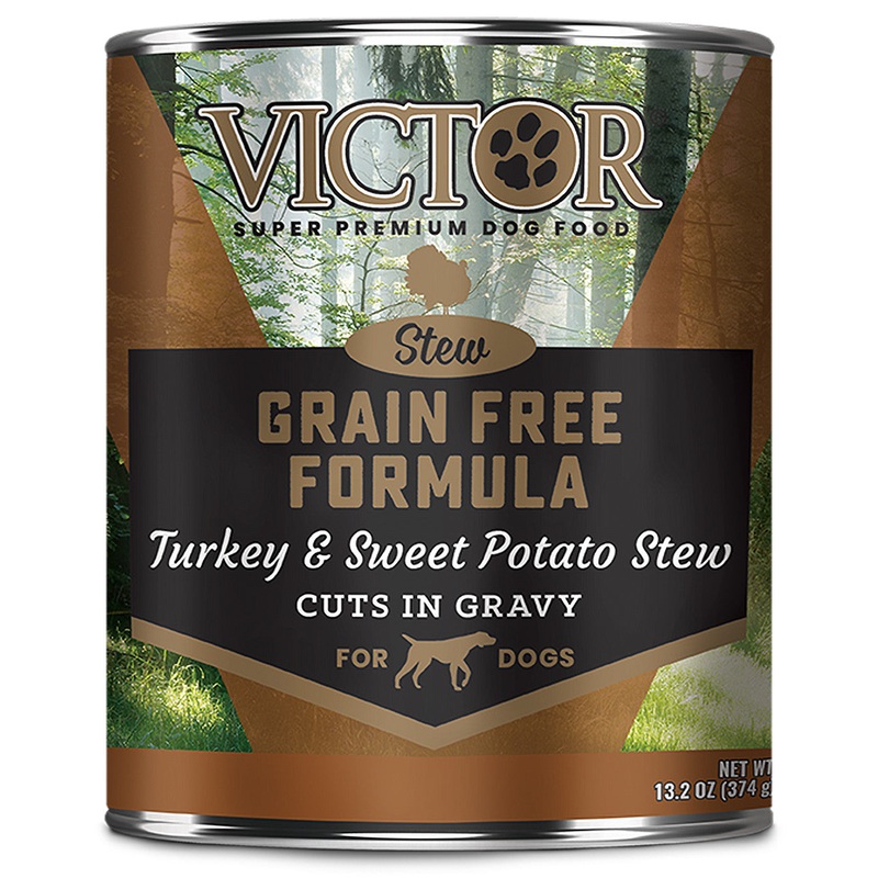 Victor Super Premium Dog Food Grain Free Wet Dog Food Turkey & Sweet Potato 13.2oz