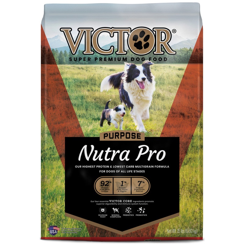 Victor Super Premium Dog Food Purpose Nutra Pro Dry Dog Food Chicken 15lb