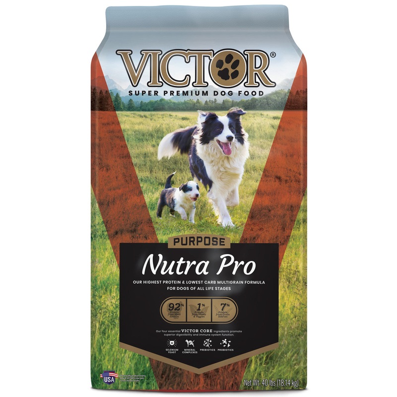 Victor Super Premium Dog Food Purpose Nutra Pro Dry Dog Food Chicken 40lb