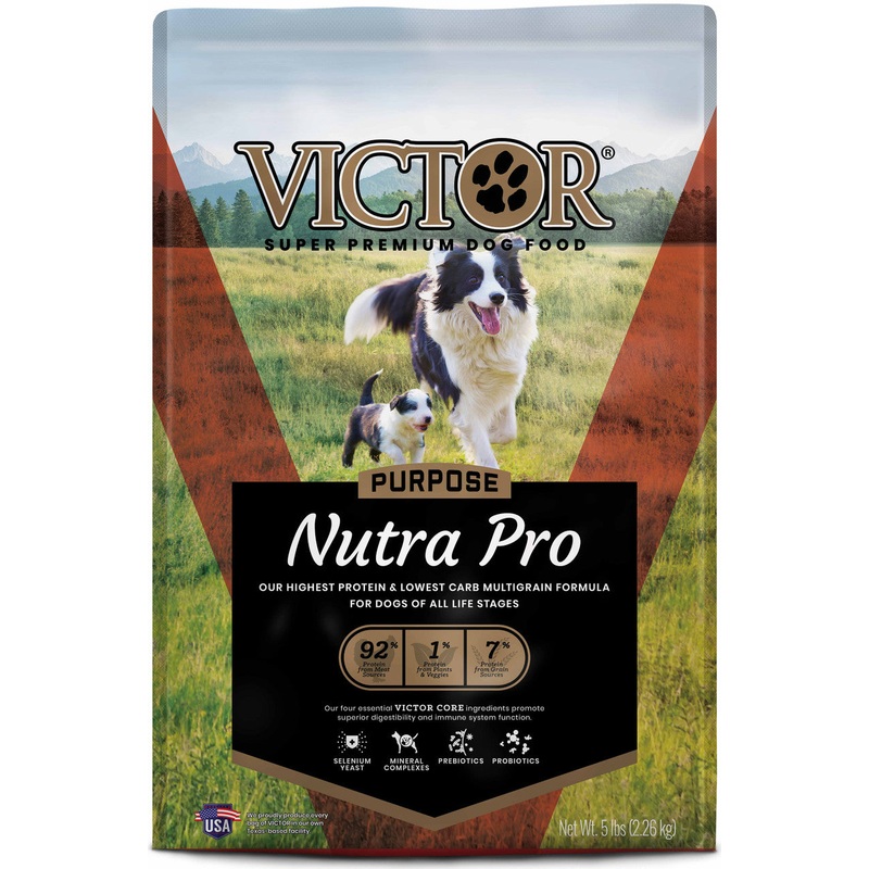 Victor Super Premium Dog Food Purpose Nutra Pro Dry Dog Food Chicken 5lb