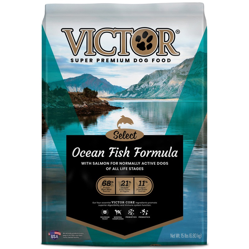 Victor Super Premium Dog Food Select Dry Dog Food Ocean Fish 15lb