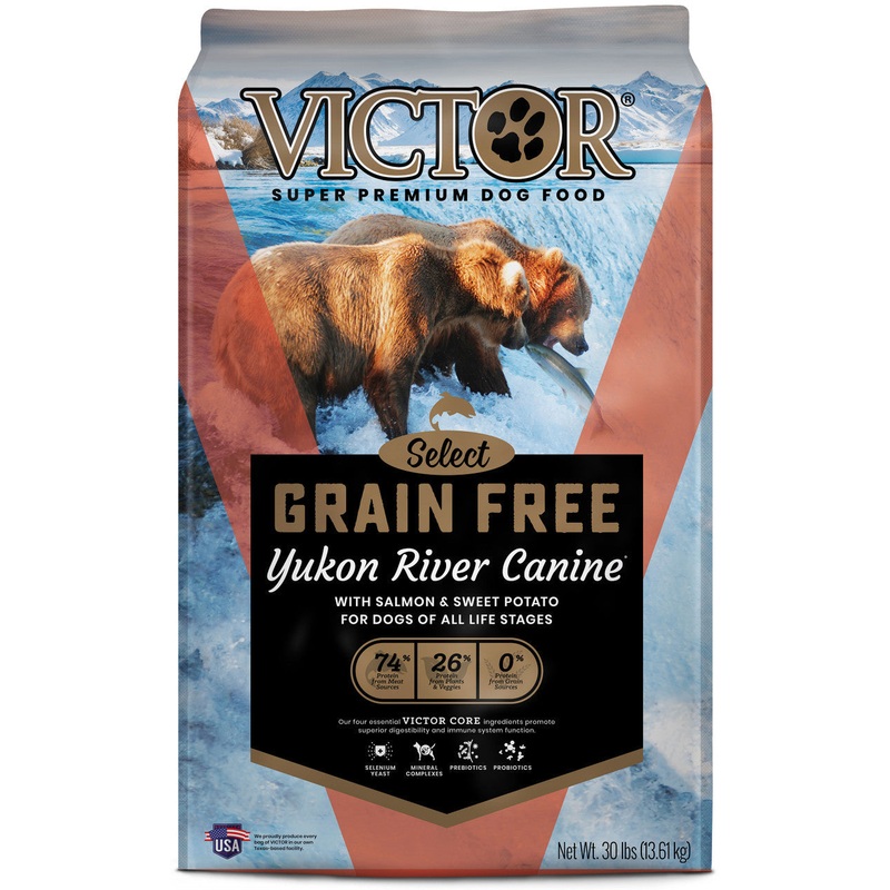 Victor Super Premium Dog Food Select Grain Free Dry Dog Food Yukon River 30lb