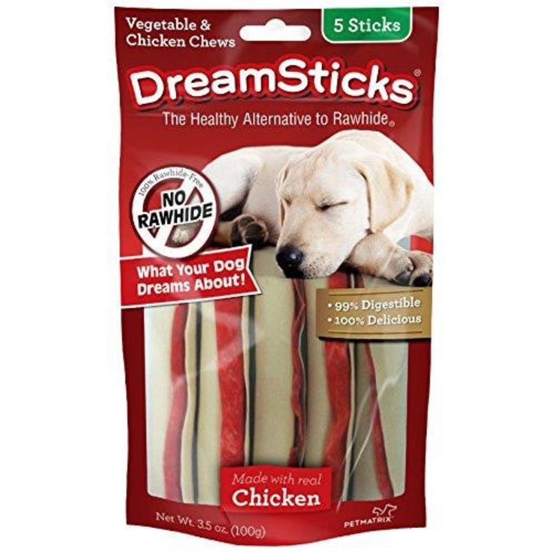 Dreambone Dreamstik Chicken Dog Chew 5pck {L-b}923086