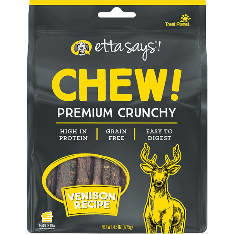 Etta Says Dog Chewy Venison 4.5oz {L-x}