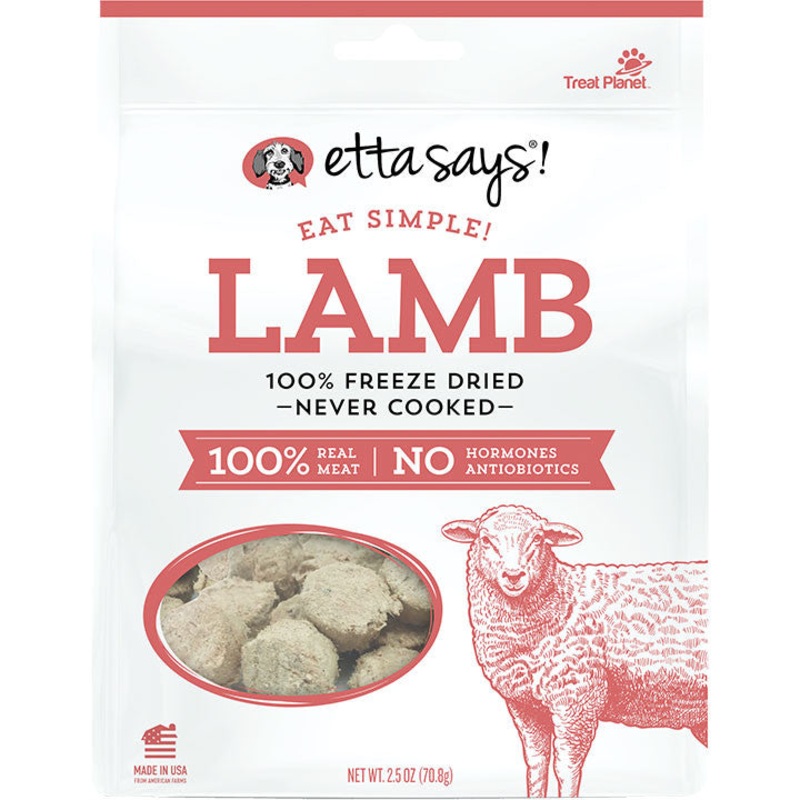 Etta Says Dog Freeze-Dried Simple Lamb 2.5oz {L+x}