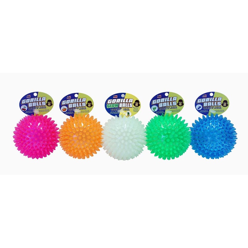 Petsport USA Gorilla Ball Dog Toy Assorted 4in LG