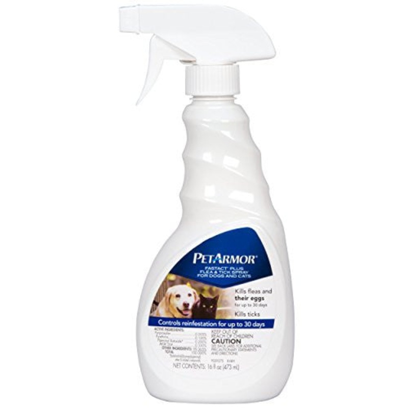 Sergeants Pet Armor Fast Act Plus Flea and Tick Spray For Dogs and Cats 16oz {L+b}