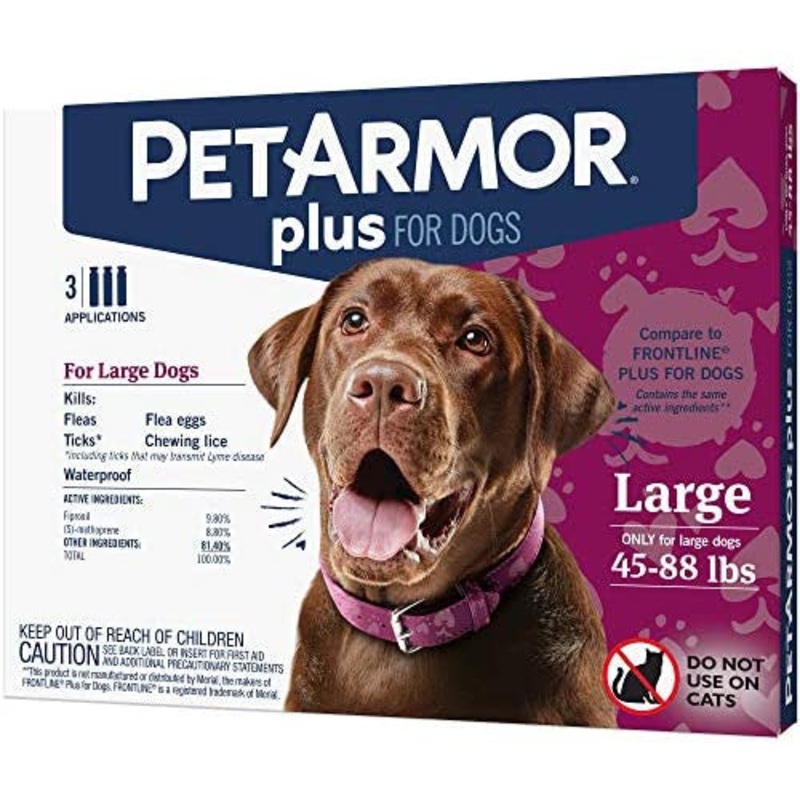 Sergeants Pet Armor Plus Flea and Tick For Dogs 44-88 lbs {L+2}