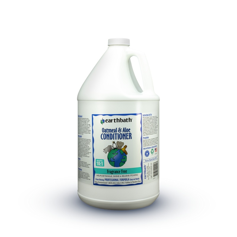 Earthbath Oatmeal & Aloe Conditioner, Fragrance Free 128oz