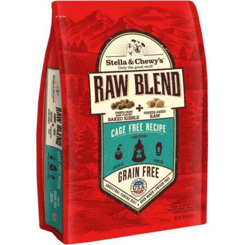 Stella & Chewy's Raw Blend Cage Free Recipe Kibble 10lb {L-1x} 860221