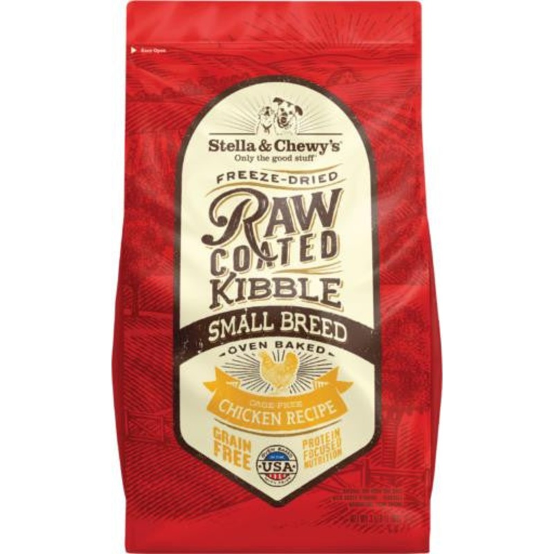 Stella & Chewy's Raw Coated Small Breed Chicken Recipe Kibble 3.5lb {L-1x} 860227