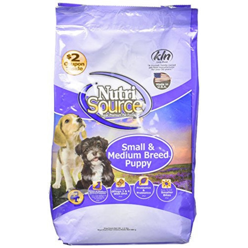 Tuffy Nutrisource Chicken and Rice Small and Meduium Breed Puppies 1.5 Lb C=8 {L-1xRR}131112
