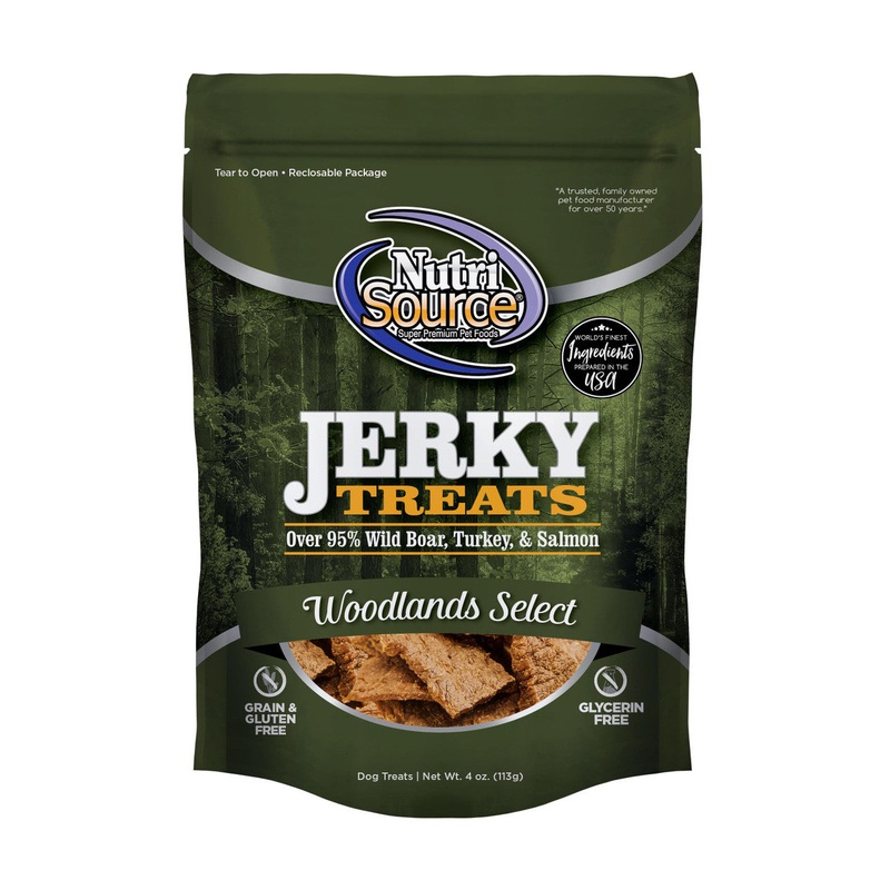 Tuffy's Nutri Source Woodland Select Jerky Treats 4oz C=8 {L+1x} 131264