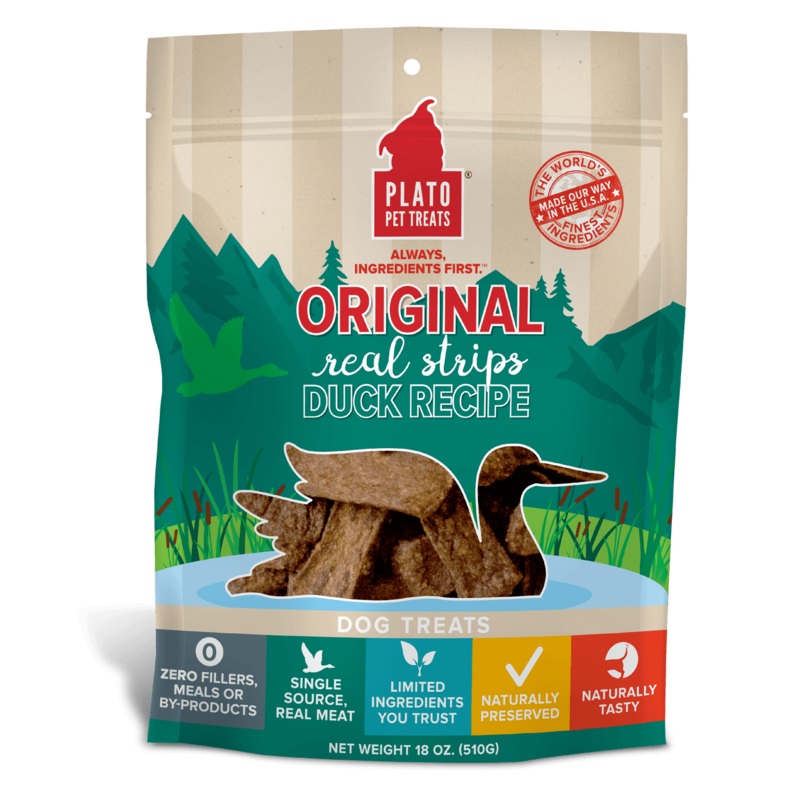 Plato Original Real Strips Duck Recipe 18oz {L+1x} 595093