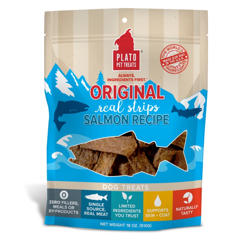 Plato Original Real Strips Salmon Recipe 18oz {L+1x} 595091