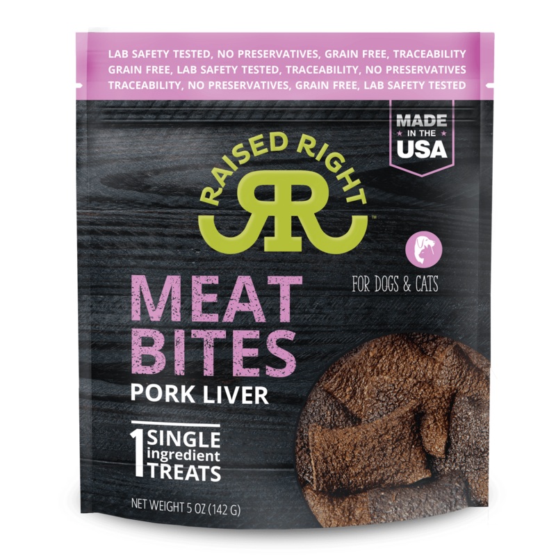 Raise Meat Bites Pork 5oz/6ct {L+x}