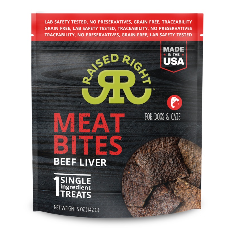 Raise Right Meatt Bites Beef 5oz 6ct{L+x}