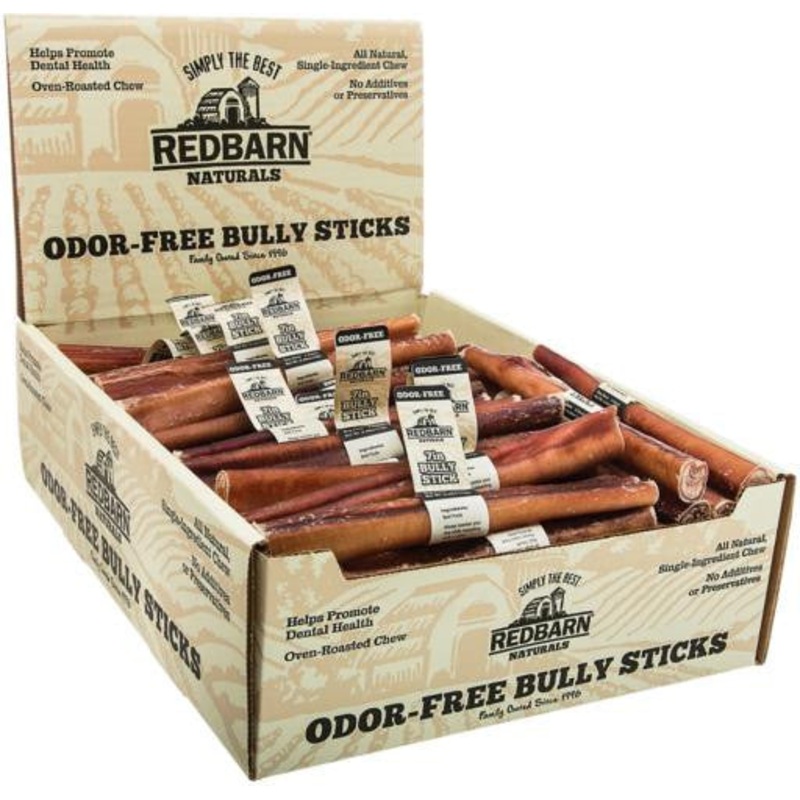 Red Barn Odor Free 7" Bully Stick each {L-1x} 416326