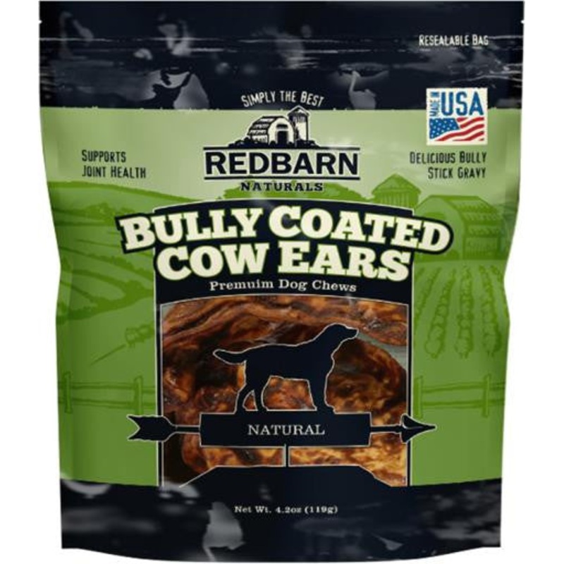 RedBarn Bully Coated Cow Ears 6/10 pack {L-1x} 416291
