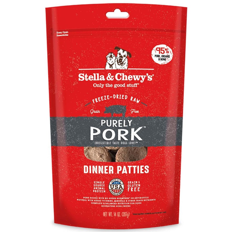 Stella& Chewy's Purely Pork- Dinner Patty 14oz {L+1x} 860339