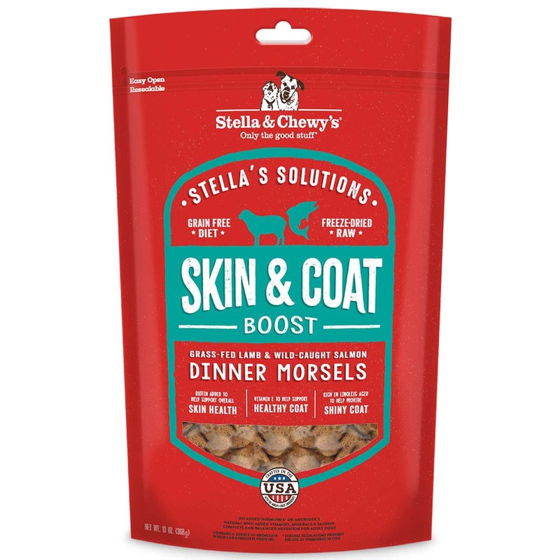 Stella & Chewy's Stella Solutions Freeze Dried Skin & Coat Lamb & Salmon 13oz {L+x} 860338