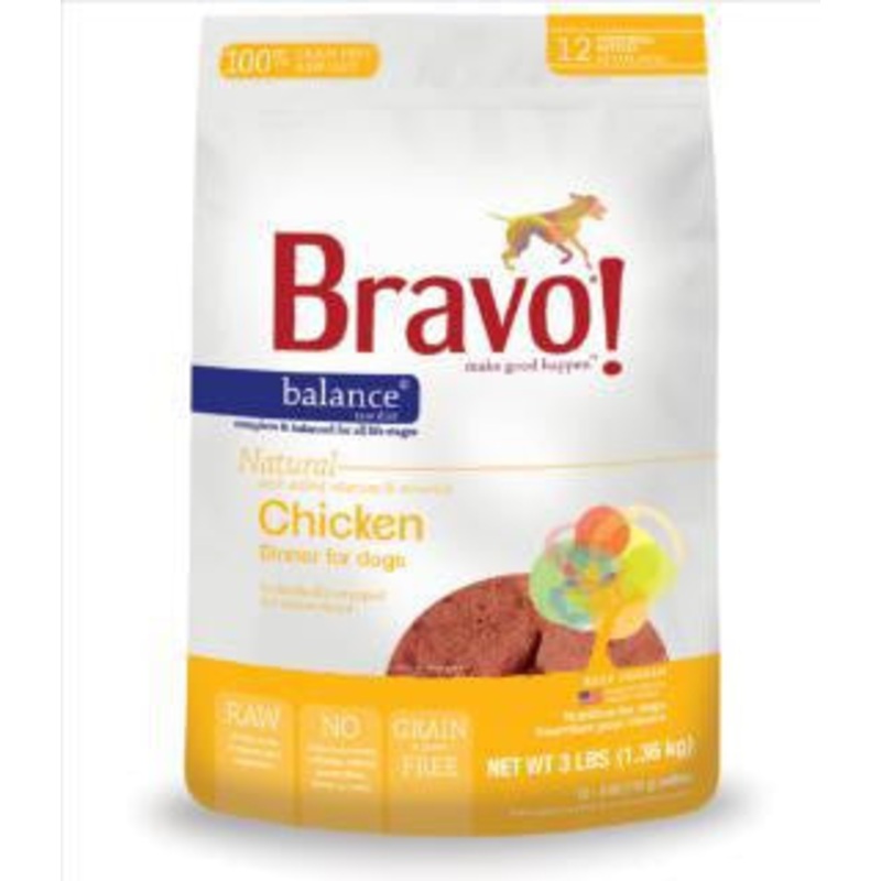 Bravo Blnc Raw Chicken Patty 3lb SD-5 {L-1} 294023