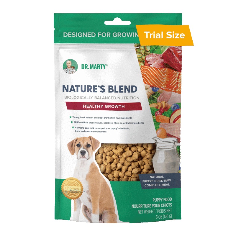 Dr. Marty's Nature's Blend Freeze Dried Puppy 6 oz