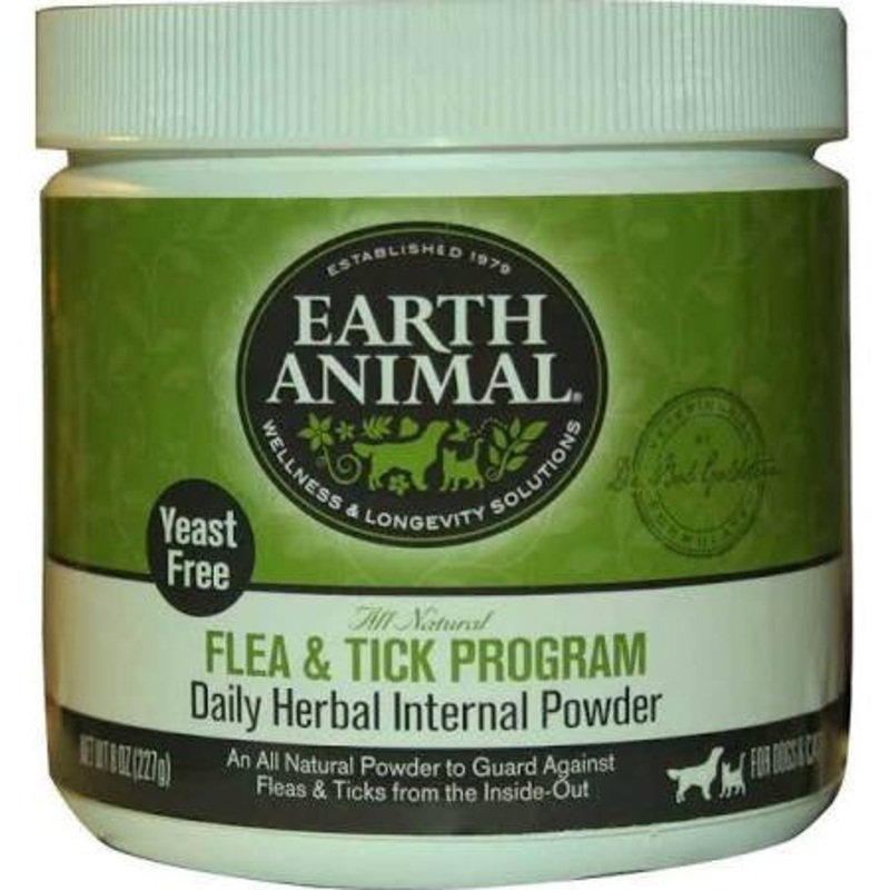 Earth Animal Dog Internal Powder Yeast Fr 8oz {L+x }(D)