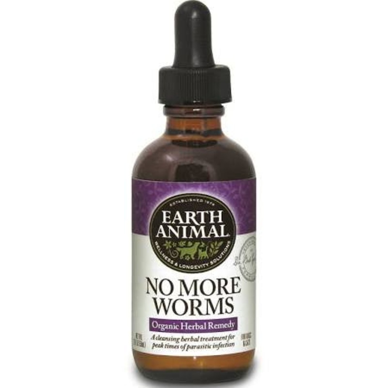 Earth Animal Dog No More Worms 2oz {L+x}