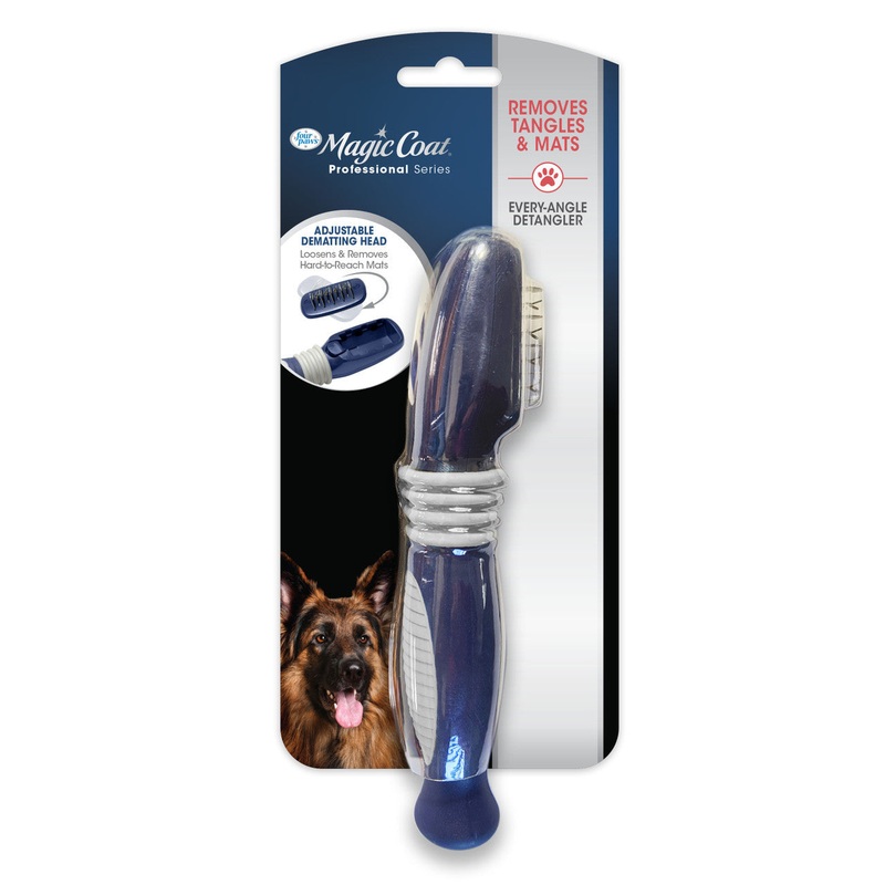 Four Paws Magic Coat Professional Series Every-Angle Detangler Dog Mat Breaker