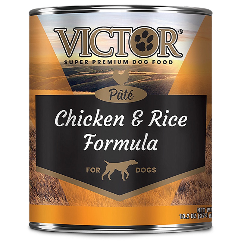 Victor Super Premium Dog Food Wet Dog Food Chicken & Rice Pate 13.2oz