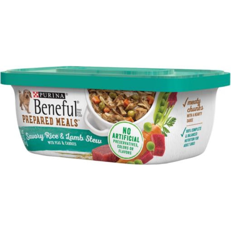 Beneful Prepared Meals Rice And Lamb Stew 8/10OZ {L+1} 178343