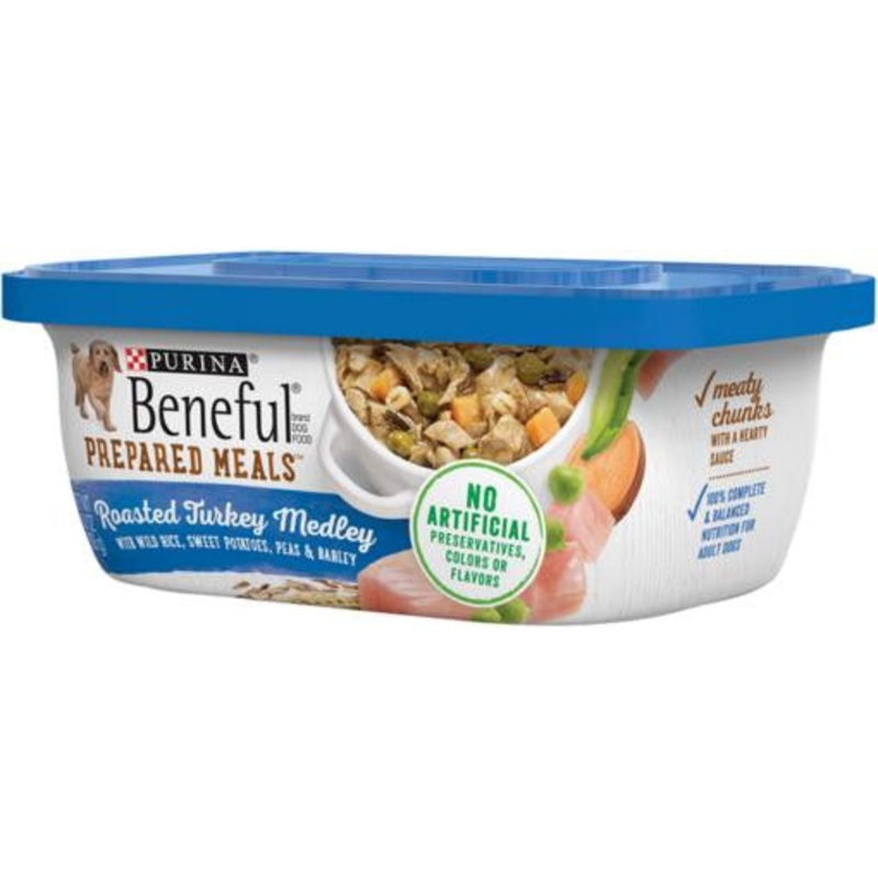 Beneful Prepared Meals Roasted Turkey Medley 8/10OZ {L-1} 178345