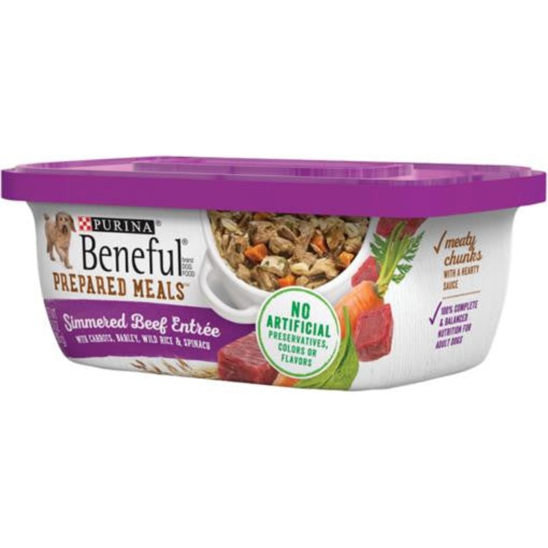 Beneful Prepared Meals Simmered Beef Entree 8/10OZ {L-1} 178337