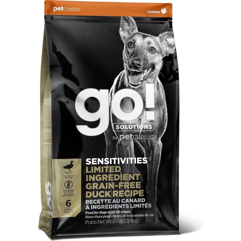 Petcurean GO! SENSITIVITIES Limited Ingredient Grain Free Duck 22lb {L-1} 152274