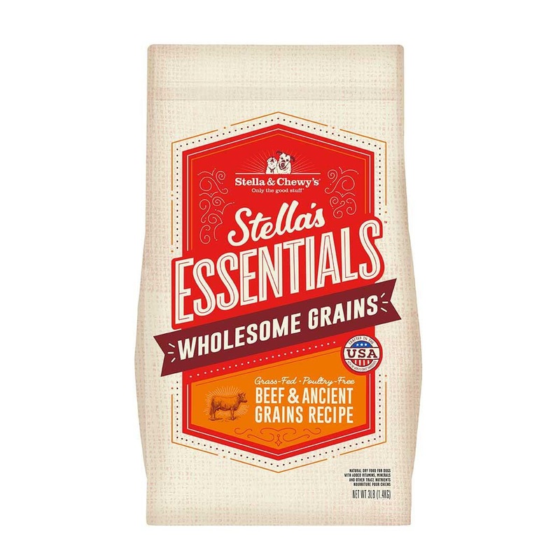 Stella & Chewy's Stella's Essentials Grass-Fed Beef & Ancient Grains Dog 25lb {L-1} 860364