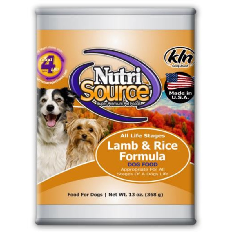 TUFFY'S NutriSource Lamb/Rice Dog 12/13OZ {L-1} 131302