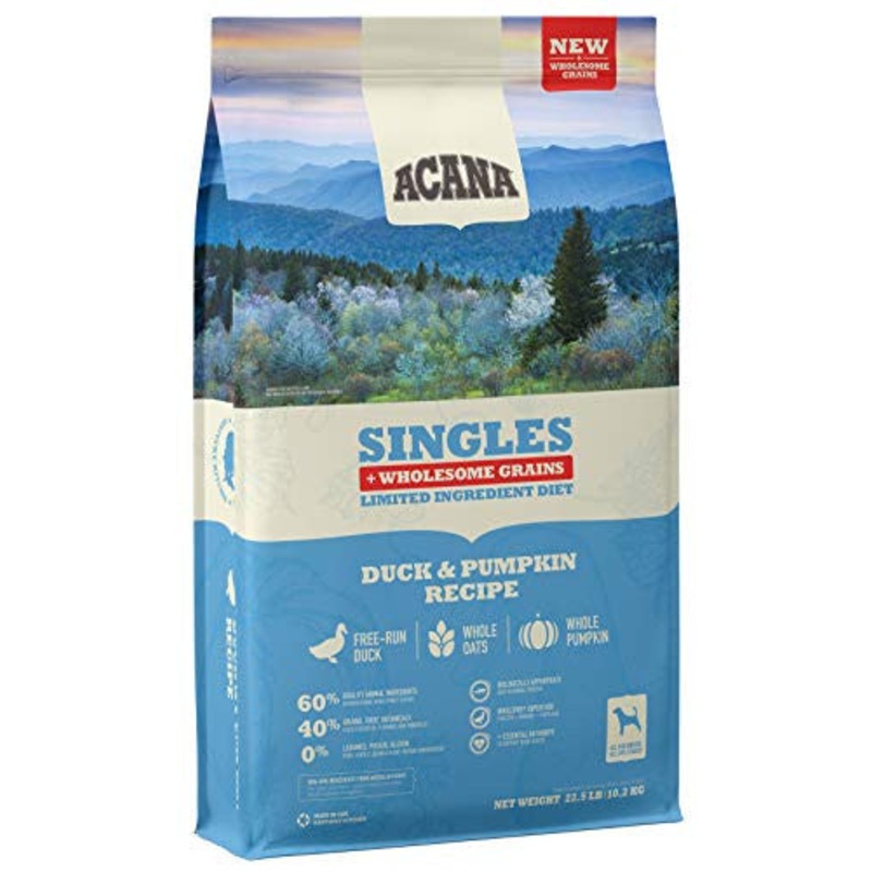 Acana D Sngls Dck Pmpkn 22.5 lb