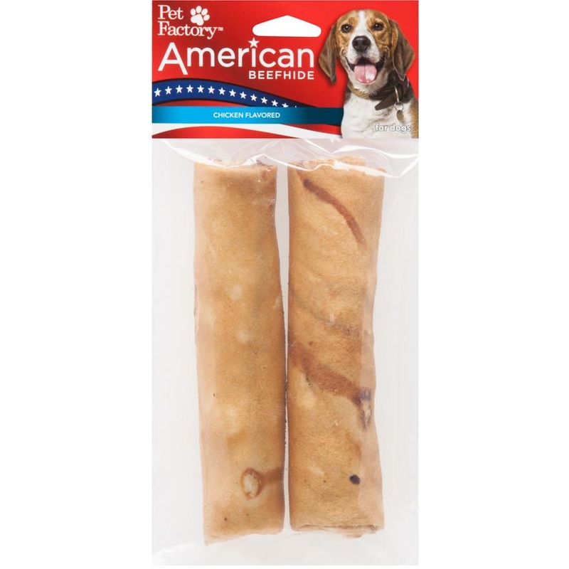 American Beefhide Chicken rolls 6" - medium 2 pack {L-1}