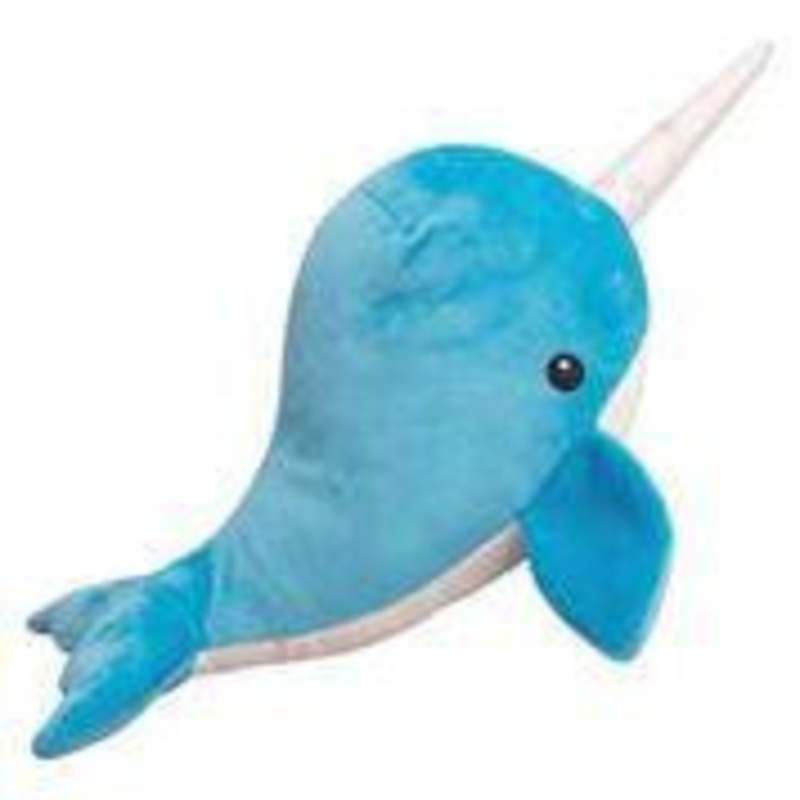 SnugArooz Nikki the Narwhal Dog Toy 17" {L+1}712009