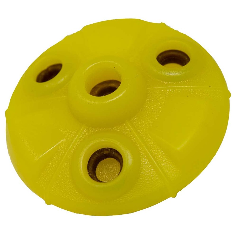 Starmark Flex Grip Treat Ringer UFO Yellow LG