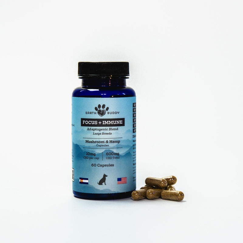 Earth Buddy Mushroom & Hemp Capsules 10 mg / 60 ct