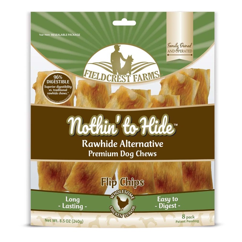 Fieldcrest Farms Nothin' To Hide Flip Chips Dog Treat Chicken 8.5 oz 8 pk