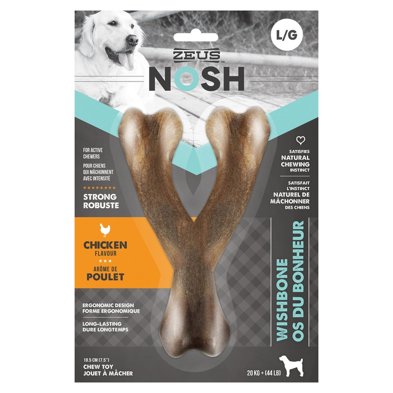 Zeus Nosh Strong Chew Bone, Chicken, Lg